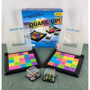 SQUARE UP! Board Game - MindWare Fast & Furious Slide Puzzle Pattern Challenge